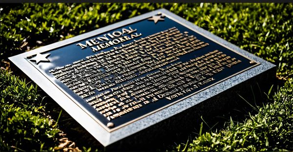 Plaque funéraire personnalisée : créez un hommage unique et émouvant