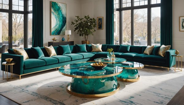 10 tables en résine époxy pour sublimer votre décoration intérieure